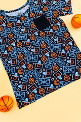 DUNKIN' VIBES DREAM POCKET TEE from DREAM BIG LITTLE CO