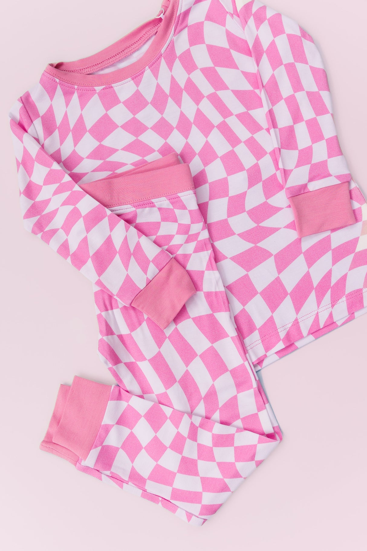 BUBBLEGUM WAVY CHECKERS DREAM SET from DREAM BIG LITTLE CO