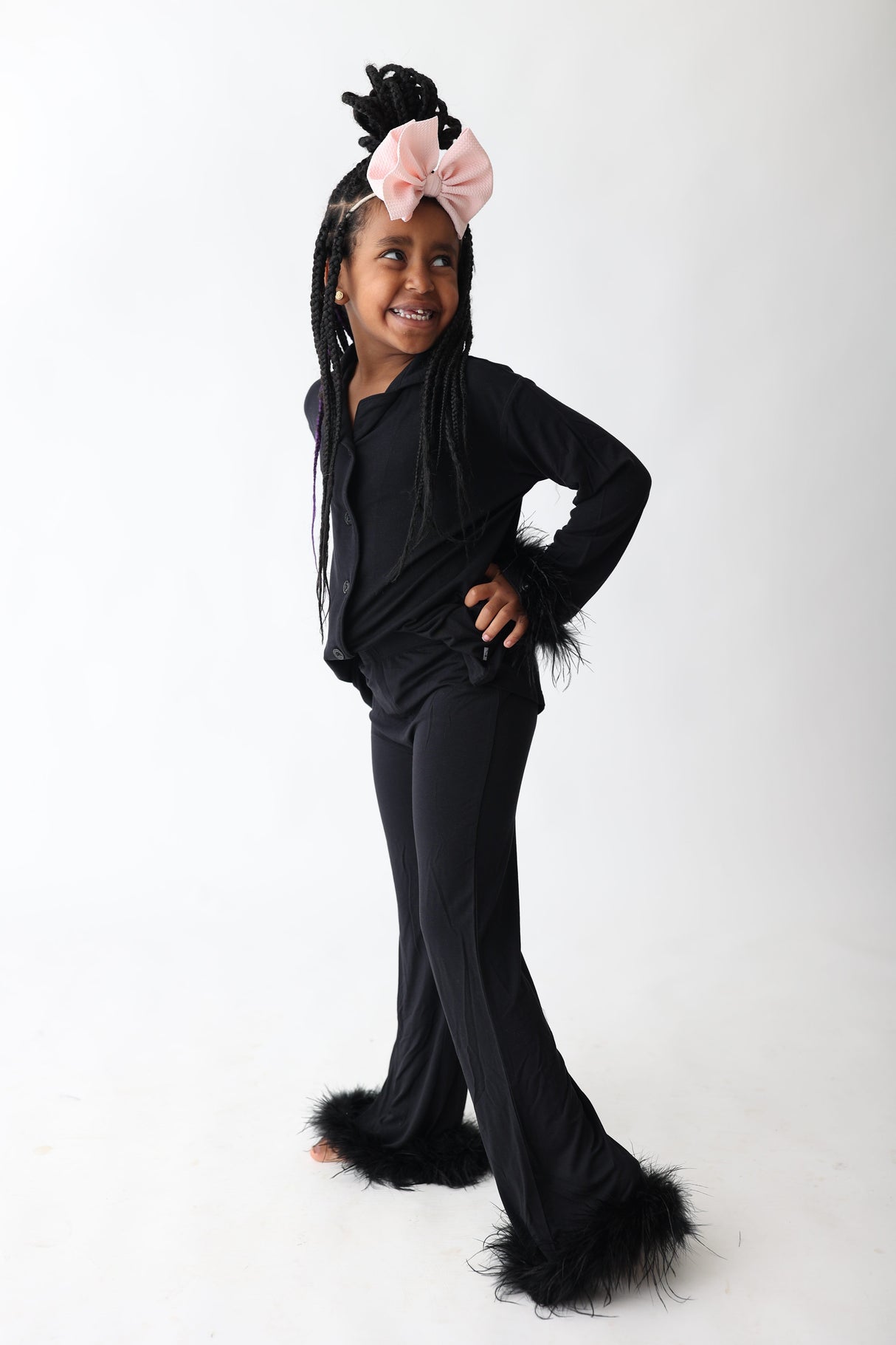 BLACK GIRL'S FLARE FEATHERED DREAM SET from DREAM BIG LITTLE CO
