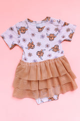 EXCLUSIVE HIGHLAND CUTIE DREAM TUTU BODYSUIT DRESS from DREAM BIG LITTLE CO