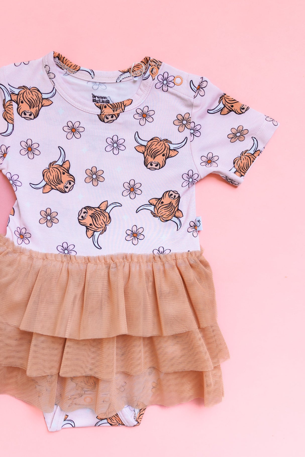 EXCLUSIVE HIGHLAND CUTIE DREAM TUTU BODYSUIT DRESS from DREAM BIG LITTLE CO