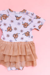 EXCLUSIVE HIGHLAND CUTIE DREAM TUTU BODYSUIT DRESS from DREAM BIG LITTLE CO