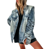 'Beyond Zebra' Denim Jacket from Wren + Glory