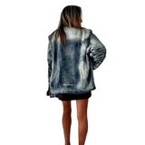 'Beyond Zebra' Denim Jacket from Wren + Glory