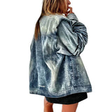 'Beyond Zebra' Denim Jacket from Wren + Glory