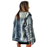 'Beyond Zebra' Denim Jacket from Wren + Glory