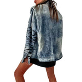 'Beyond Zebra' Denim Jacket from Wren + Glory