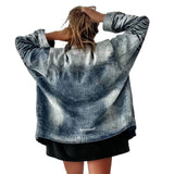 'Beyond Zebra' Denim Jacket from Wren + Glory