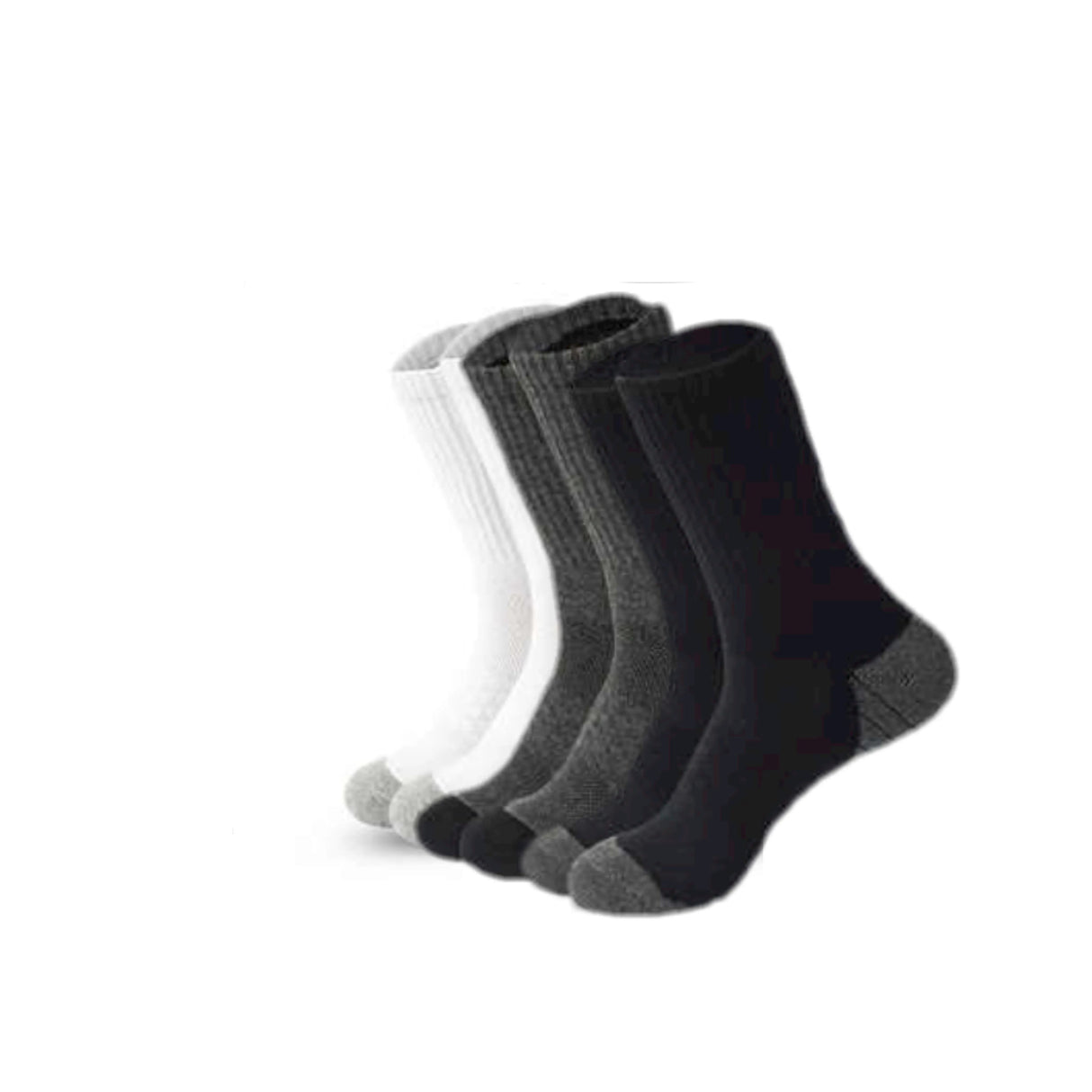 Men's Comfort Rich Crew Cushion Socks Athletic Active 10-13 3 Color Bundle from PremiumBrandGoods