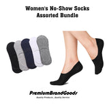 Women's No Show Socks Assorted Colors Bundle 10-13 from PremiumBrandGoods