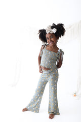 EXCLUSIVE PEEPIN' IT REAL DREAM SMOCKED FLARE SET from DREAM BIG LITTLE CO