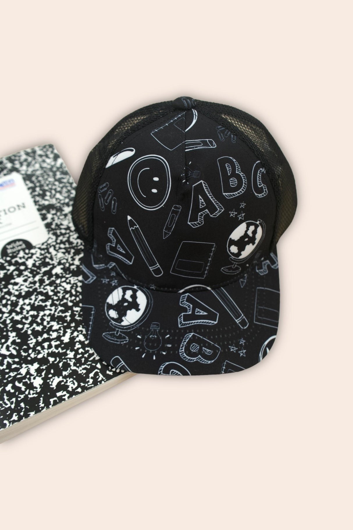 CHALK ABOUT SCHOOL DREAM TRUCKER HAT from DREAM BIG LITTLE CO