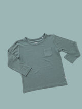 SAGE RIB DREAM POCKET TEE from DREAM BIG LITTLE CO
