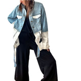 'Our Flower Power' Denim Jacket from Wren + Glory