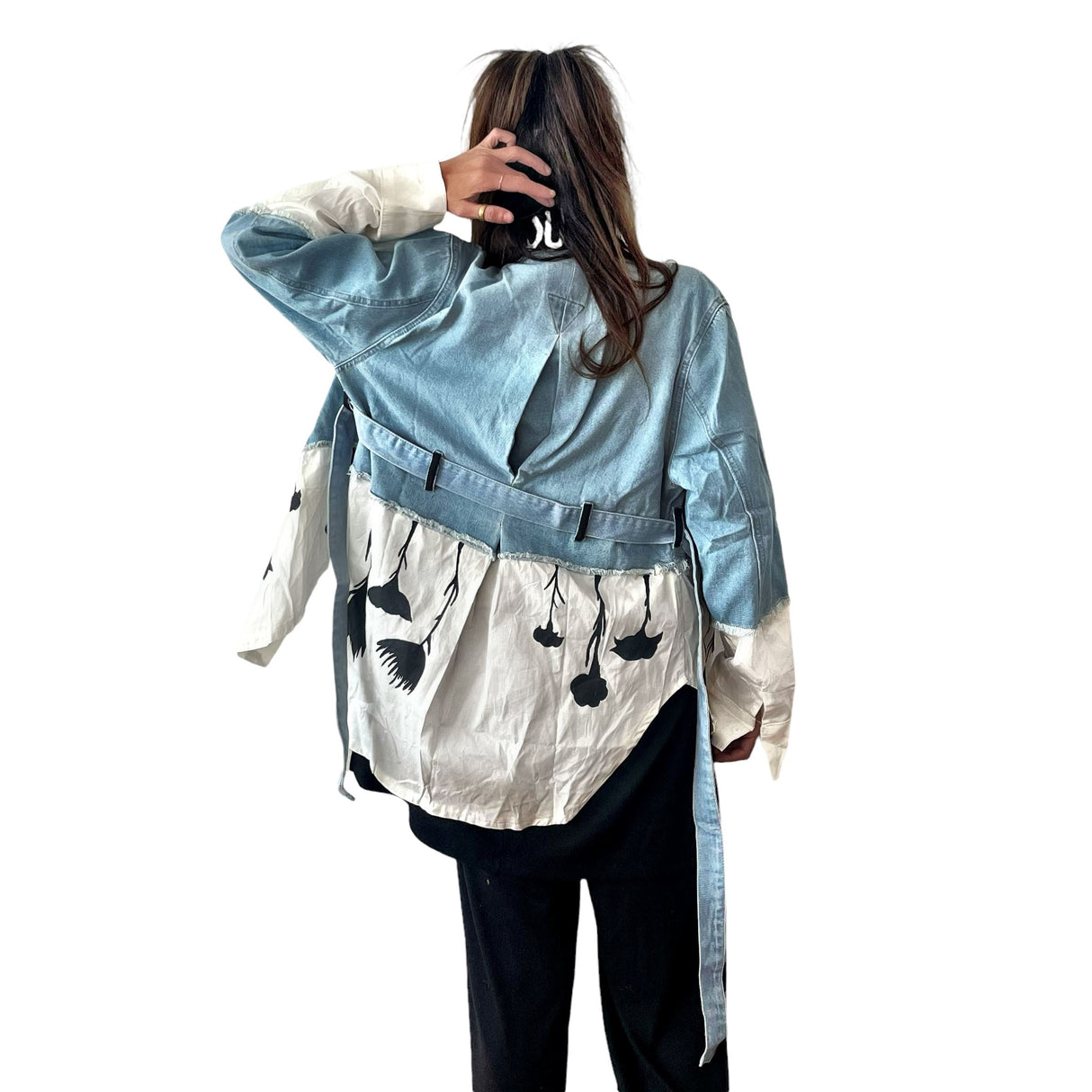 'Our Flower Power' Denim Jacket from Wren + Glory