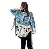 'Our Flower Power' Denim Jacket from Wren + Glory
