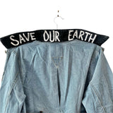 'Our Flower Power' Denim Jacket from Wren + Glory