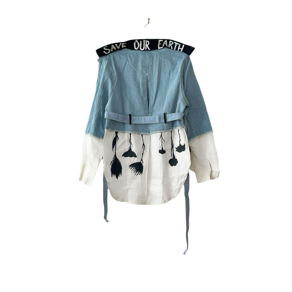 'Our Flower Power' Denim Jacket from Wren + Glory