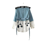 'Our Flower Power' Denim Jacket from Wren + Glory