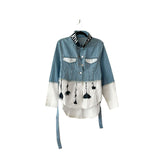 'Our Flower Power' Denim Jacket from Wren + Glory