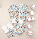 BASEBALL SMILEY DREAM ROMPER from DREAM BIG LITTLE CO
