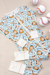 BASEBALL SMILEY DREAM ROMPER from DREAM BIG LITTLE CO