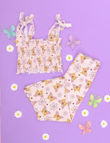 BLOSSOMIN' BUTTERFLY DREAM SMOCKED FLARE SET from DREAM BIG LITTLE CO