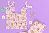 BLOSSOMIN' BUTTERFLY DREAM SMOCKED FLARE SET from DREAM BIG LITTLE CO