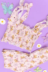 BLOSSOMIN' BUTTERFLY DREAM SMOCKED FLARE SET from DREAM BIG LITTLE CO