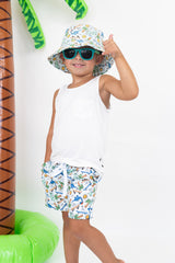 EXCLUSIVE SURF-O-SAURUS DREAM SWIM TRUNKS from DREAM BIG LITTLE CO