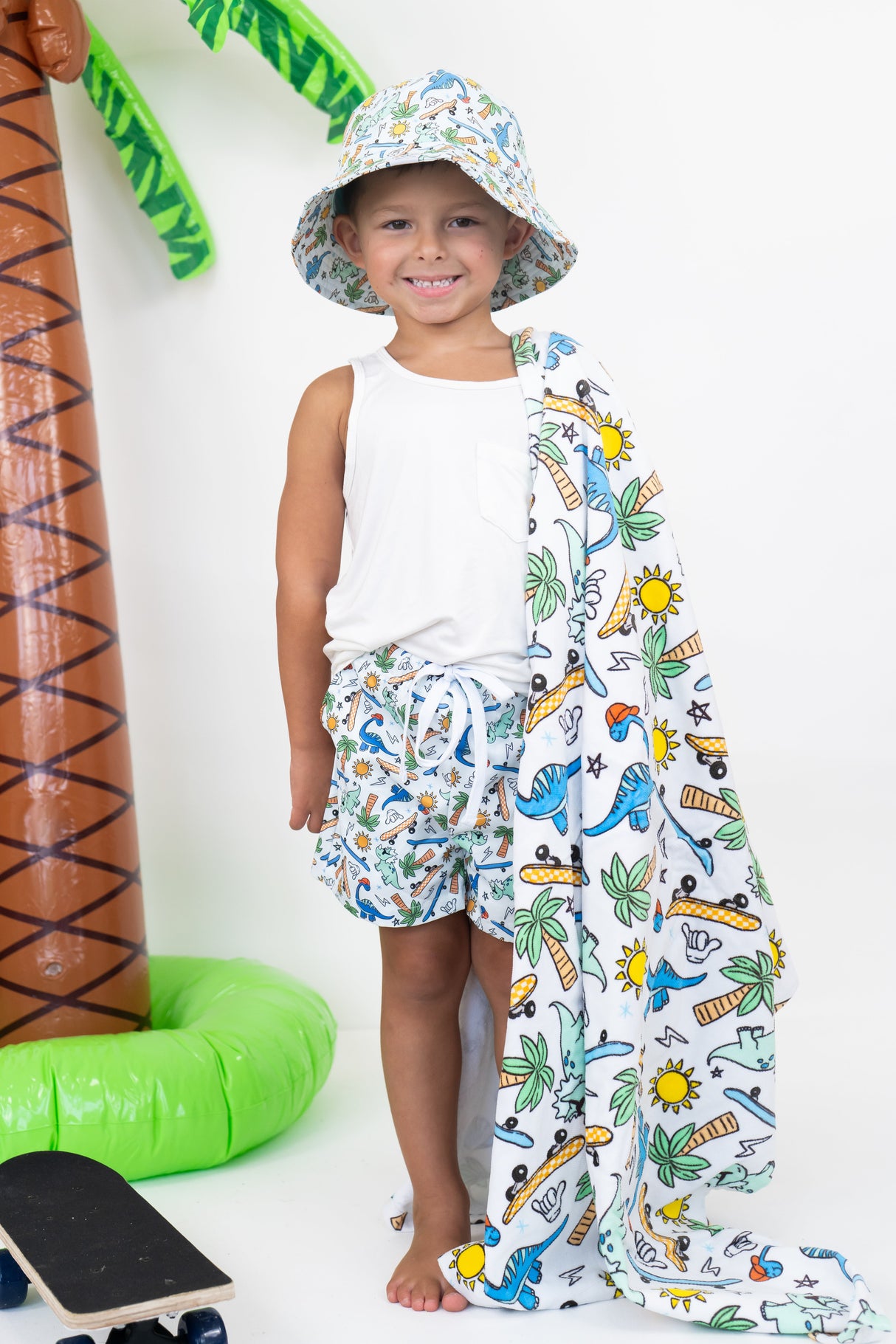EXCLUSIVE SURF-O-SAURUS DREAM TOWEL from DREAM BIG LITTLE CO