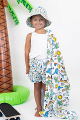 EXCLUSIVE SURF-O-SAURUS DREAM TOWEL from DREAM BIG LITTLE CO