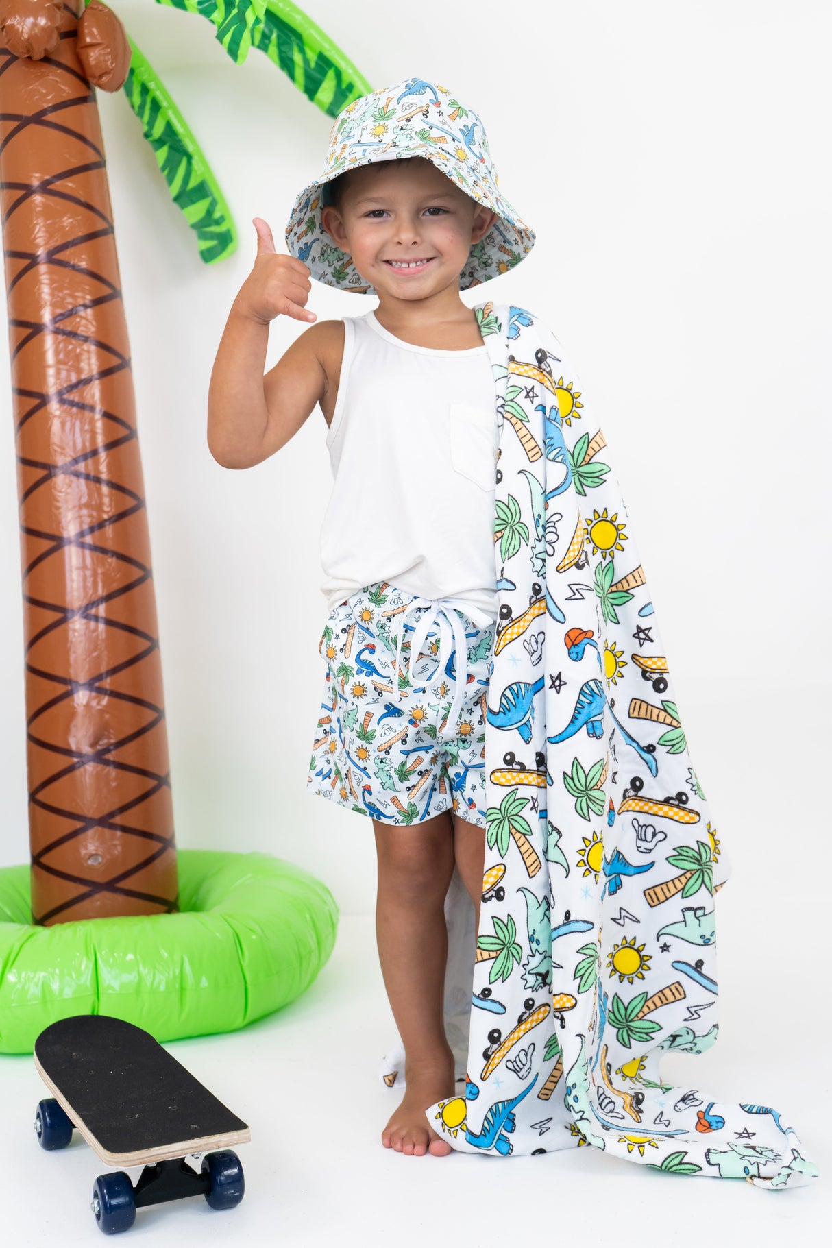 EXCLUSIVE SURF-O-SAURUS DREAM TOWEL from DREAM BIG LITTLE CO