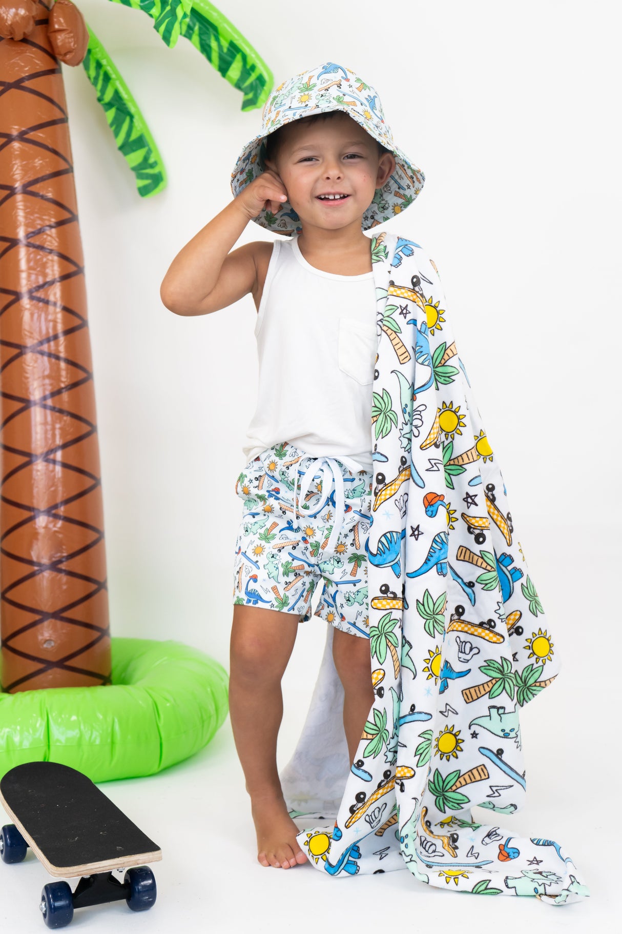 EXCLUSIVE SURF-O-SAURUS DREAM TOWEL from DREAM BIG LITTLE CO