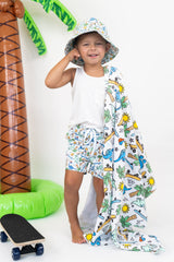 EXCLUSIVE SURF-O-SAURUS DREAM TOWEL from DREAM BIG LITTLE CO