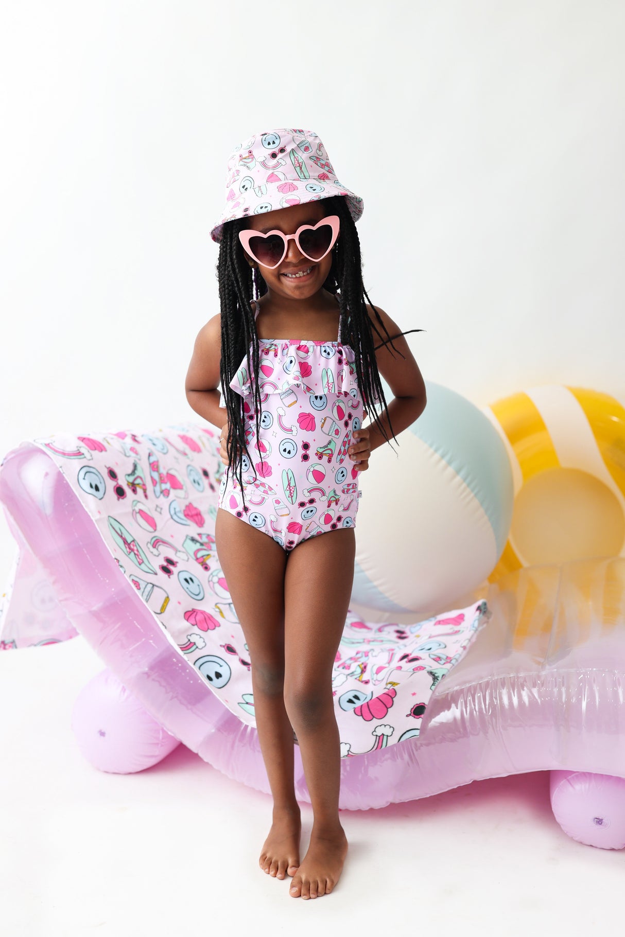 EXCLUSIVE BEACHIN’ IT WITH BRYNNLEIGH DREAM SPAGHETTI ONE PIECE SWIM SUIT from DREAM BIG LITTLE CO