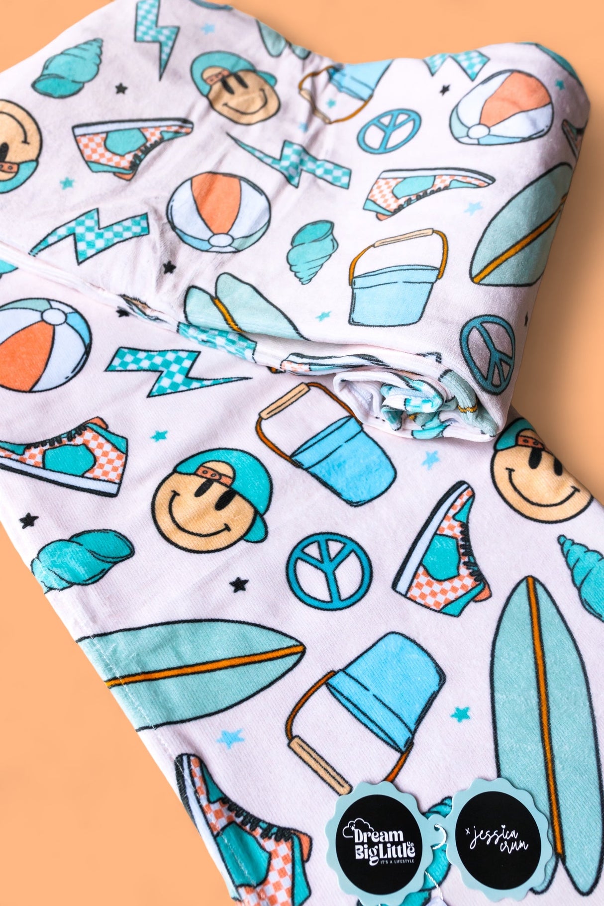 EXCLUSIVE COASTAL CRUISIN' DREAM FAMILY SIZE TOWEL from DREAM BIG LITTLE CO