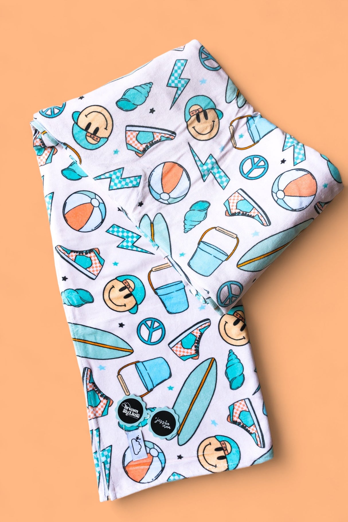 EXCLUSIVE COASTAL CRUISIN' DREAM FAMILY SIZE TOWEL from DREAM BIG LITTLE CO