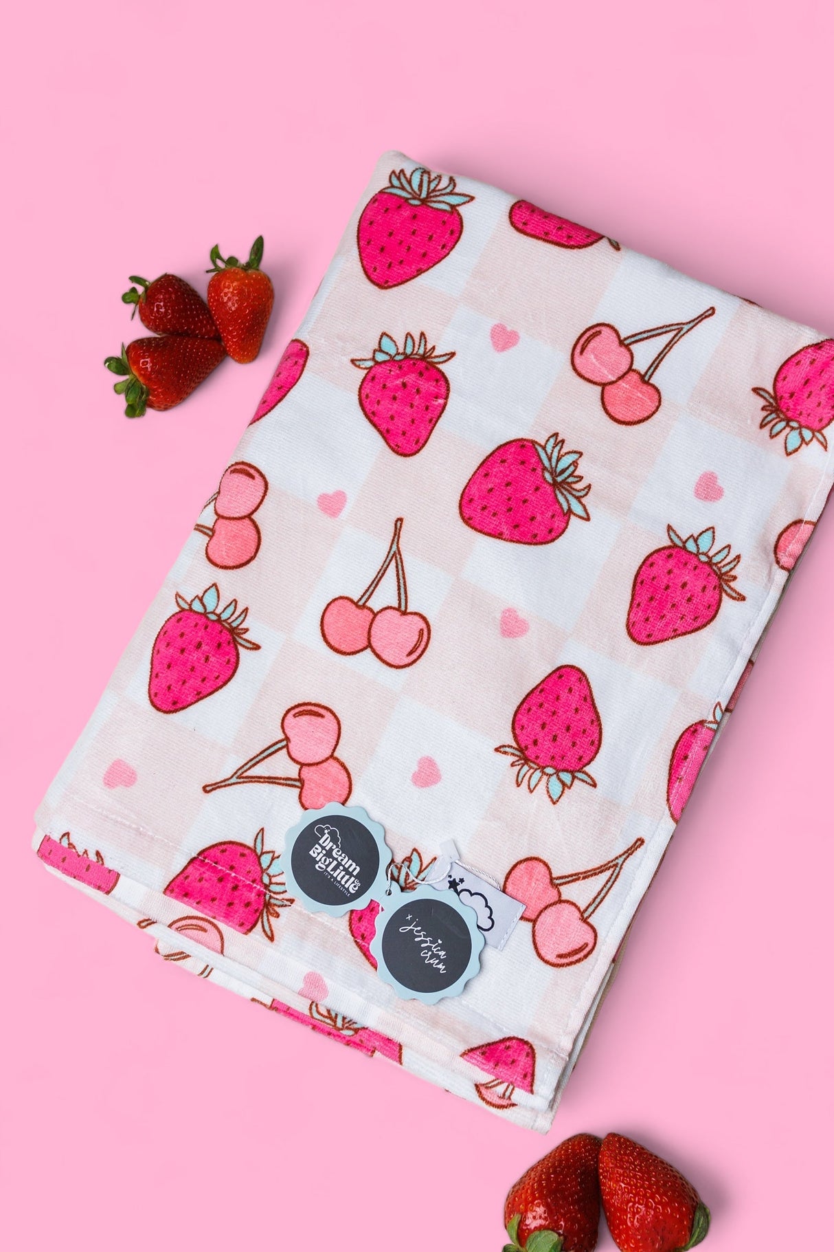 EXCLUSIVE BERRY BROOKLYN DREAM FAMILY SIZE TOWEL from DREAM BIG LITTLE CO