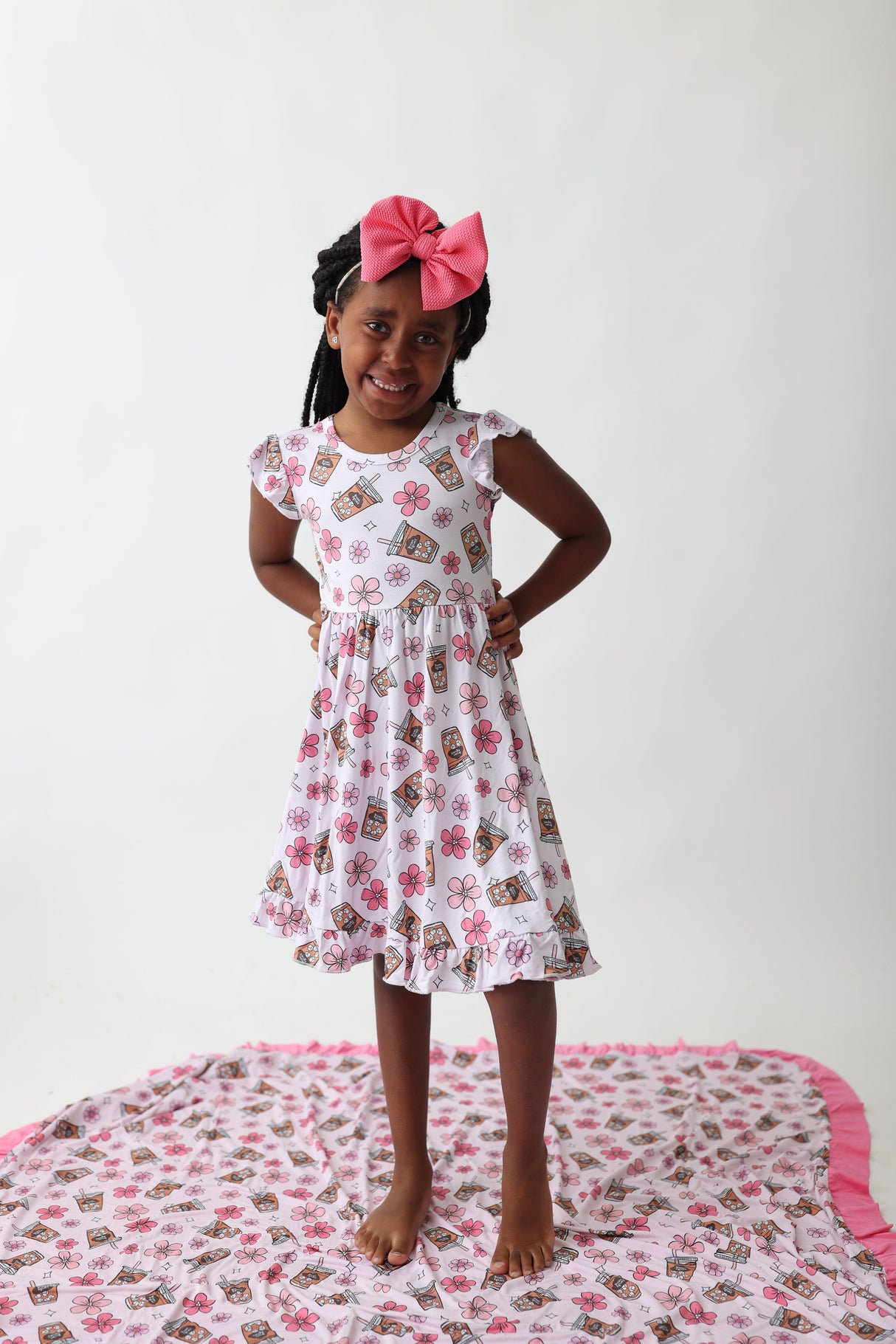 EXCLUSIVE A CUP OF DREAMS DREAM RUFFLE DRESS from DREAM BIG LITTLE CO