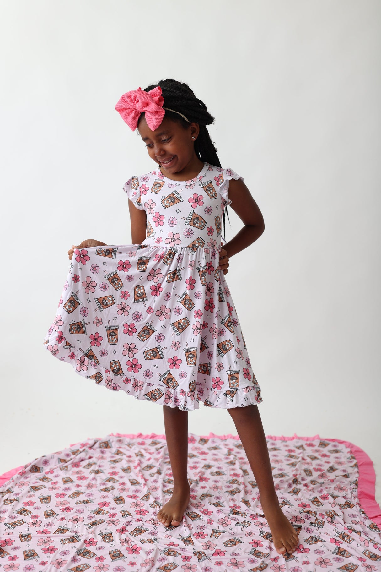 EXCLUSIVE A CUP OF DREAMS DREAM RUFFLE DRESS from DREAM BIG LITTLE CO