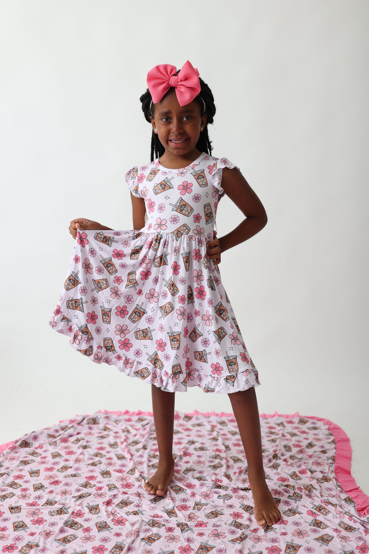 EXCLUSIVE A CUP OF DREAMS DREAM RUFFLE DRESS from DREAM BIG LITTLE CO