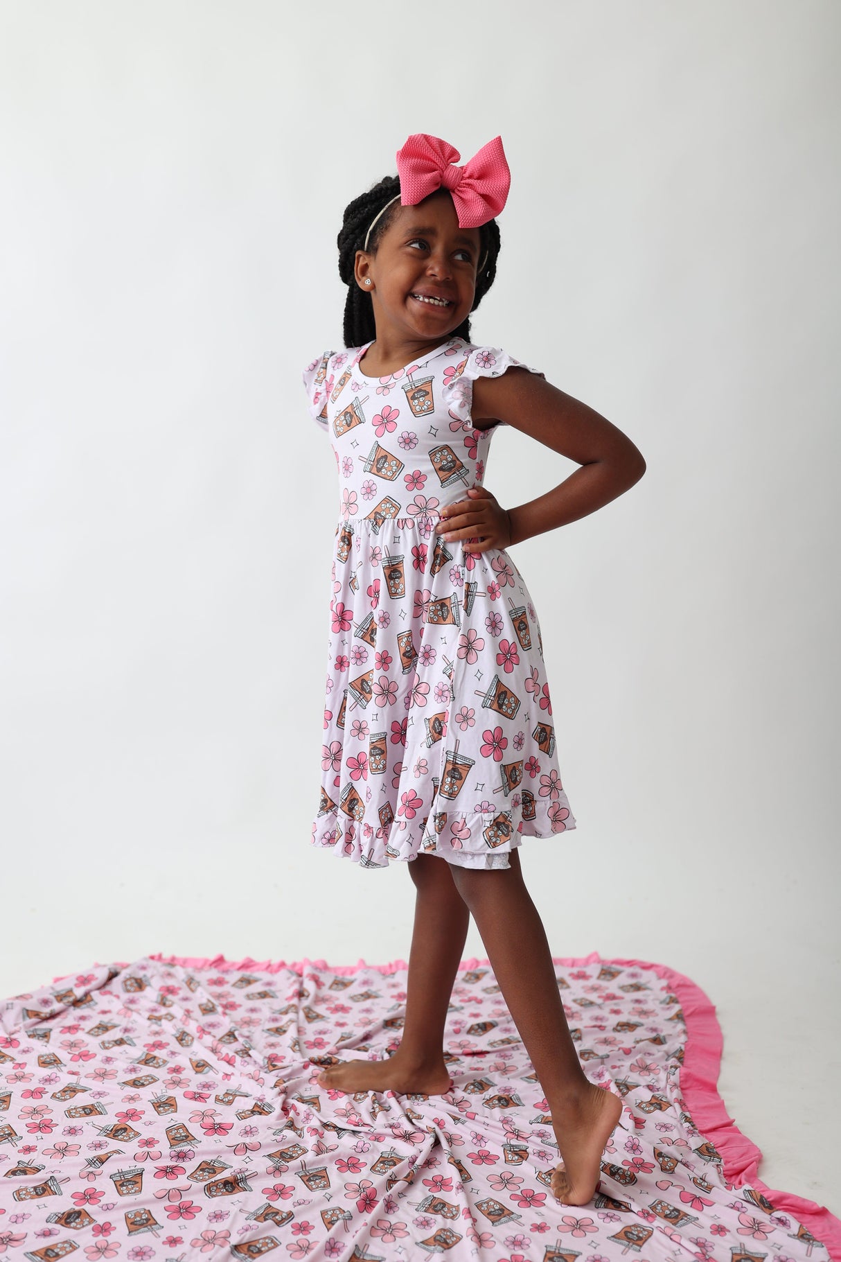 EXCLUSIVE A CUP OF DREAMS DREAM RUFFLE DRESS from DREAM BIG LITTLE CO
