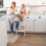 Delilah Floral Apron - fits sizes youth small through adult 2XL from BapronBaby