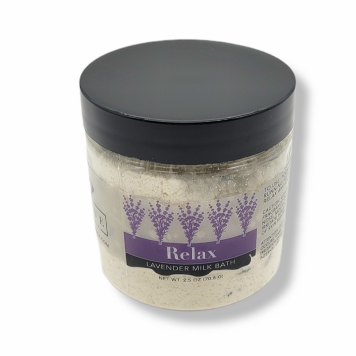 Milk Bath - Relax (Lavender) Mini from Evolve Botanica