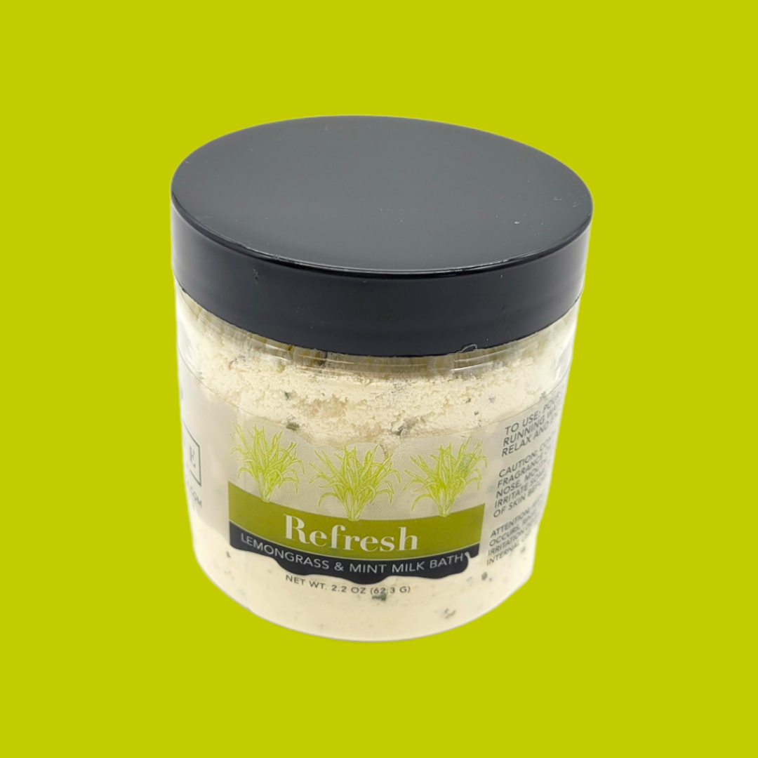Milk Bath - Refresh (Lemongrass & Mint) Mini from Evolve Botanica