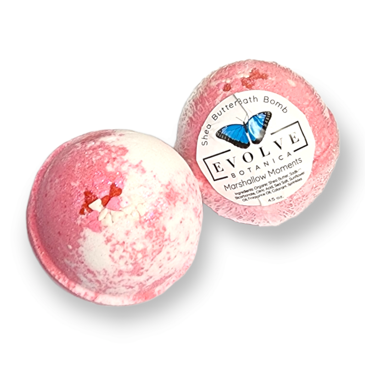 Bath Bomb - Marshmallow Moments (Valentine's Day - Holiday) from Evolve Botanica