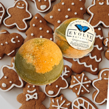Bath Bomb - Gingersnapped ( Christmas - Holiday ) from Evolve Botanica