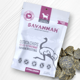 Ostrich Chips with Beetroot (2.5oz): The Flavorful, Immune-Boosting Treat for Dogs from Savannah Pet Food