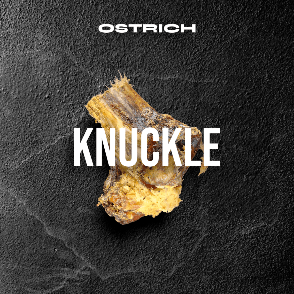 Large Ostrich Knuckle (5.5" x 5"): The Ultimate Chew for Moderate & Power Chewers from Savannah Pet Food